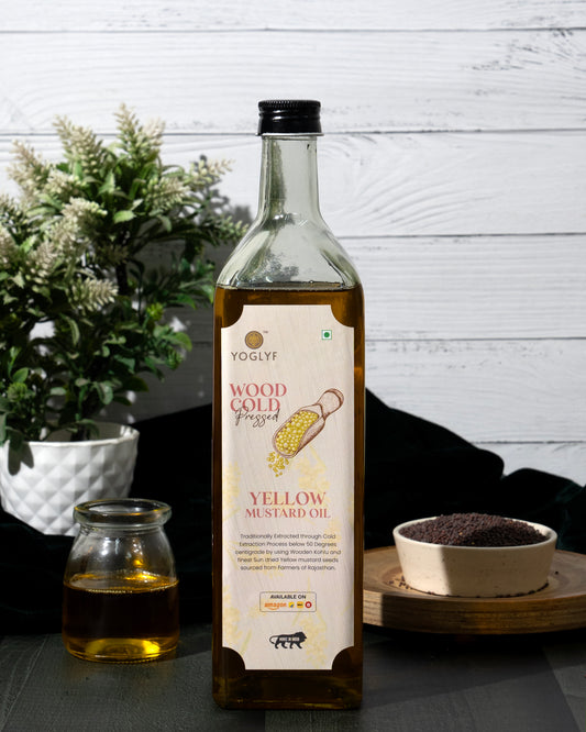 YOGLYF Yellow Mustard Oil-1 Litre